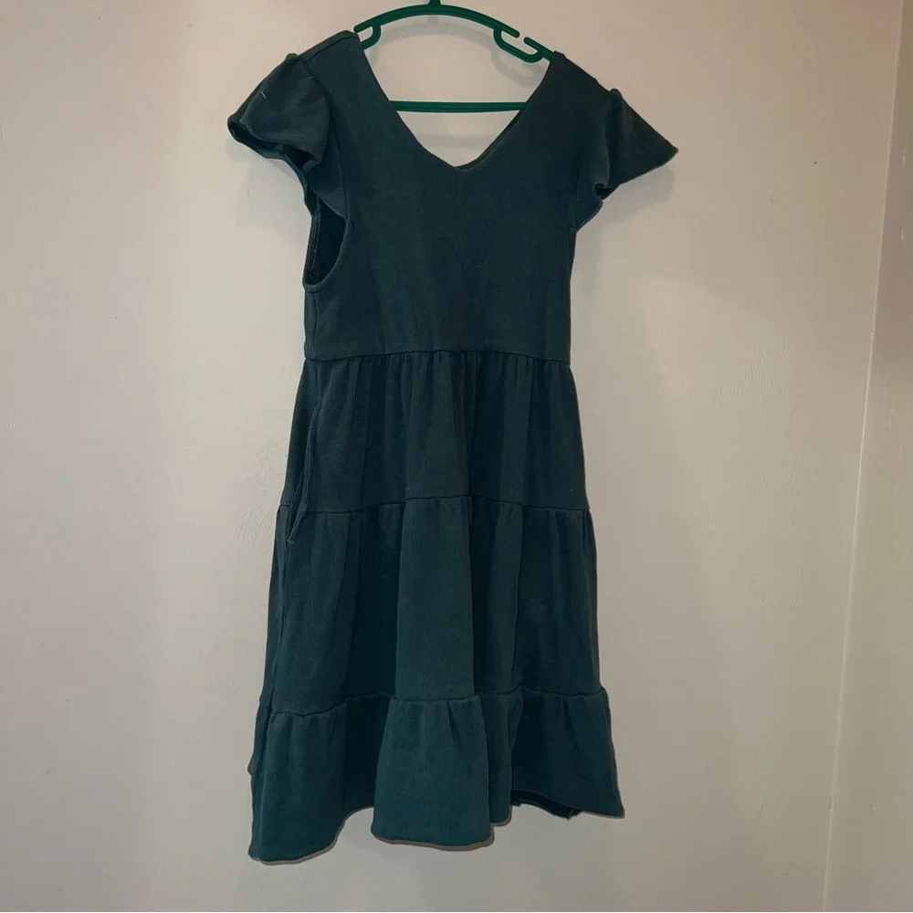 Jane + Jo Janie Evergreen Dress